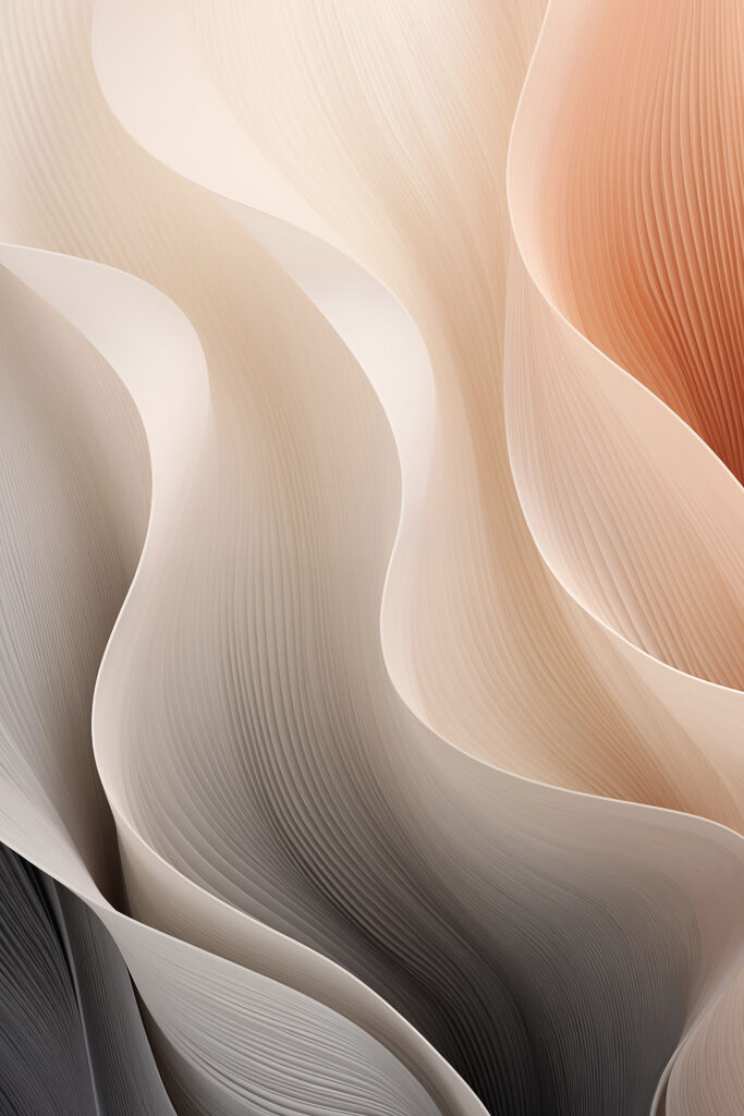 Soft waves of color and form Soft waves of color and form