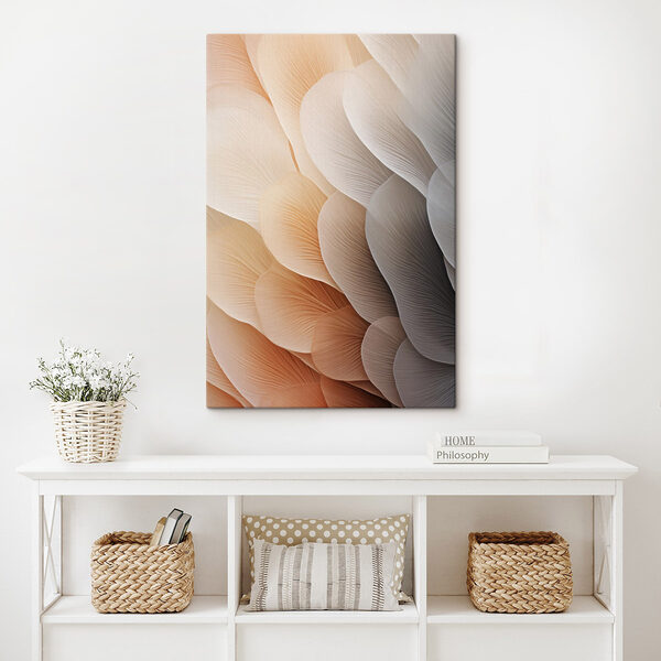 Soft hues blend in gentle waves