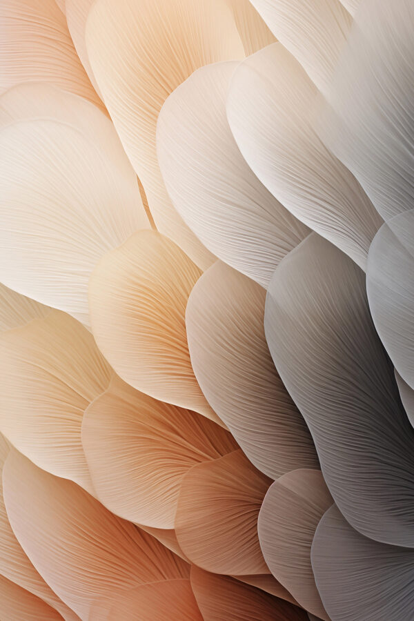 Soft hues blend in gentle waves