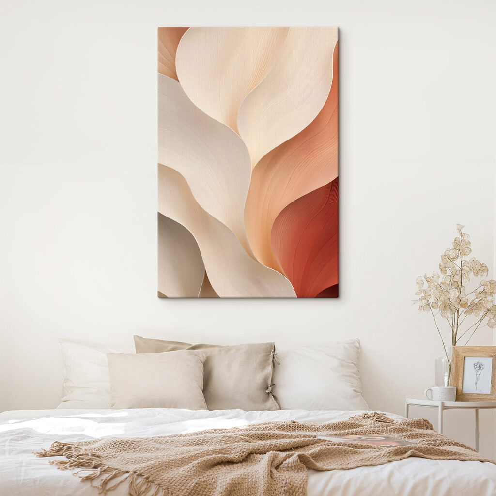 Mellow waves in soft hues Mellow waves in soft hues