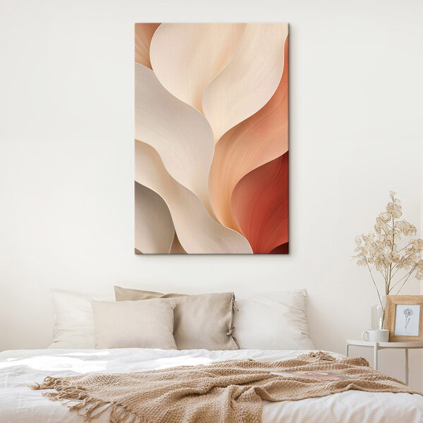 Mellow waves in soft hues Mellow waves in soft hues