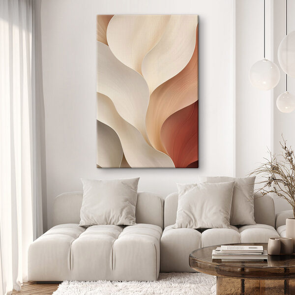 Mellow waves in soft hues Mellow waves in soft hues