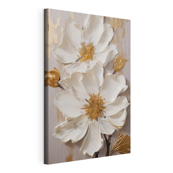 Wandbilder Wandbilder - Elegante Blüten in sanften, gedeckten Farbtönen (Artikelnummer: s49487)
