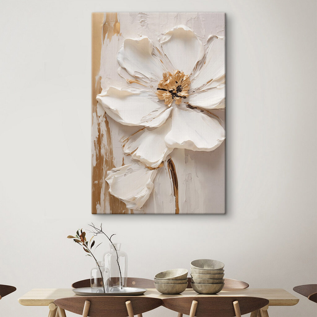 Delicate flower in soft hues