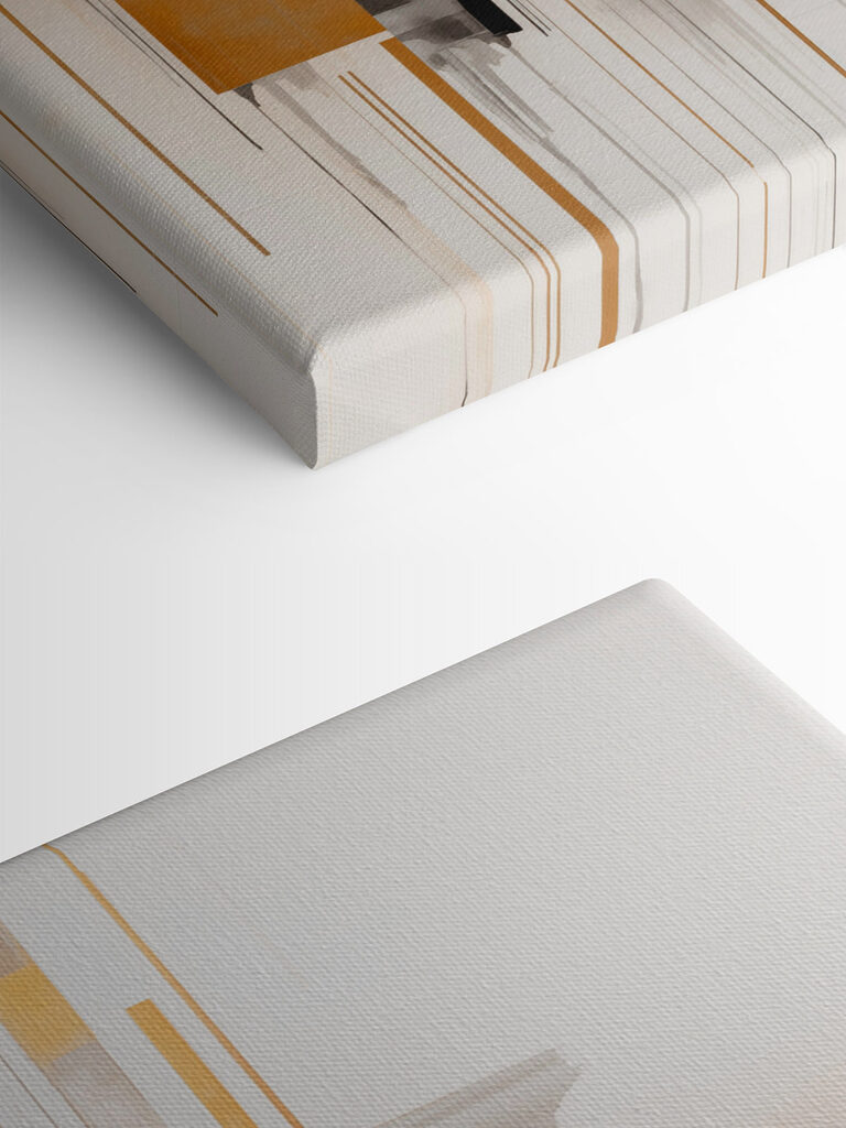 Dynamic shapes and contrasting tones unite