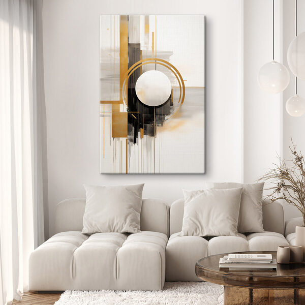 Dynamic shapes and contrasting tones unite