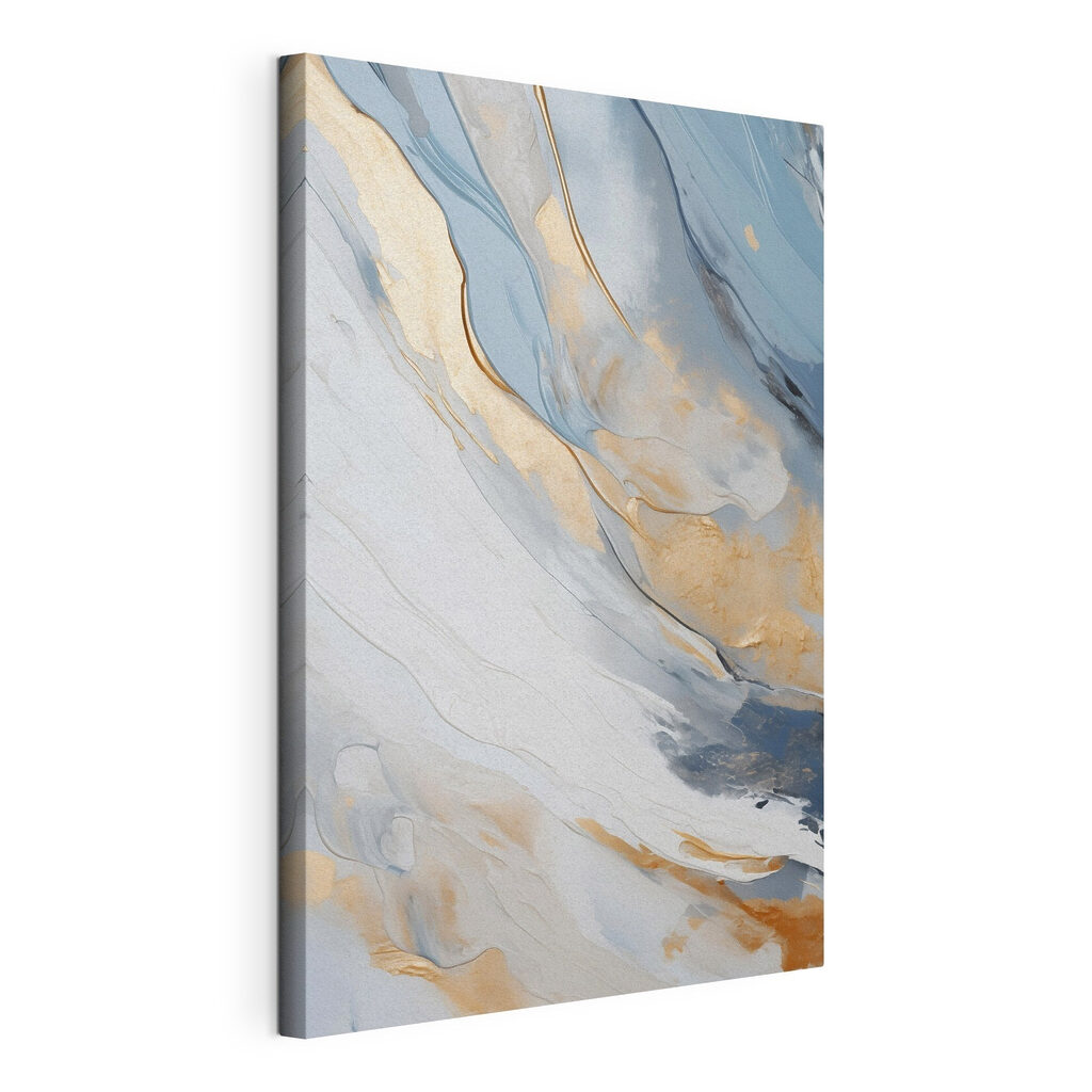 Abstract waves in calming colors