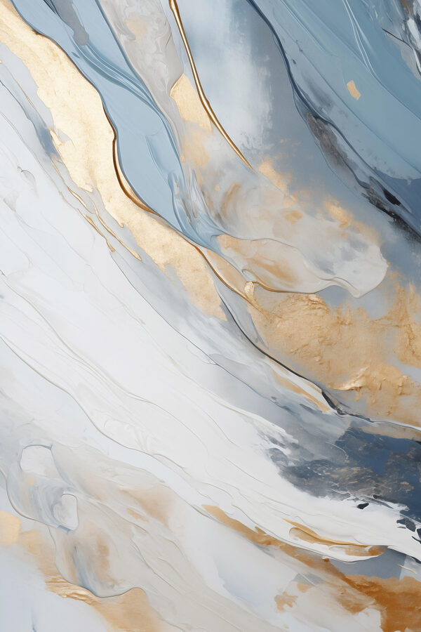 Abstract waves in calming colors