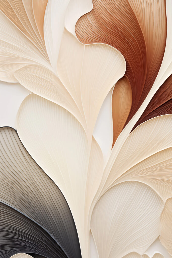 Vibrant flow of organic shapes Vibrant flow of organic shapes