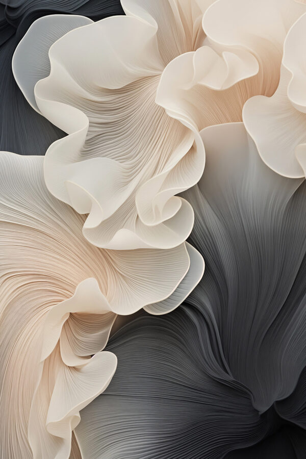 Soft petals in flowing waves Soft petals in flowing waves