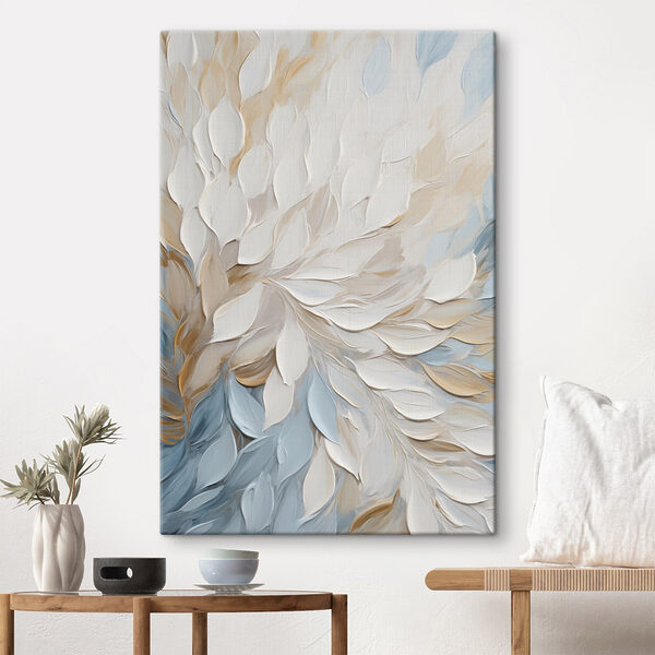 Gentle hues in flowing patterns