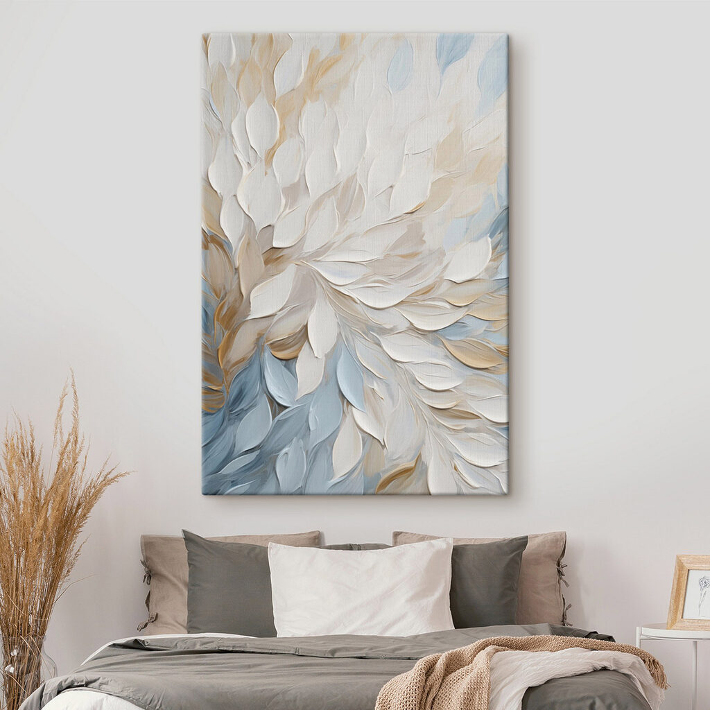Gentle hues in flowing patterns