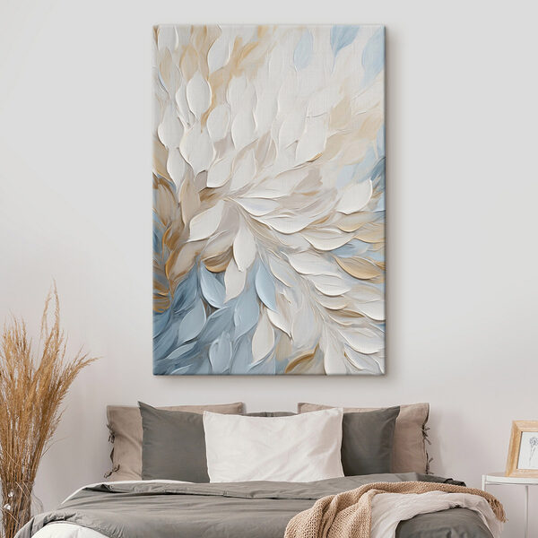 Gentle hues in flowing patterns