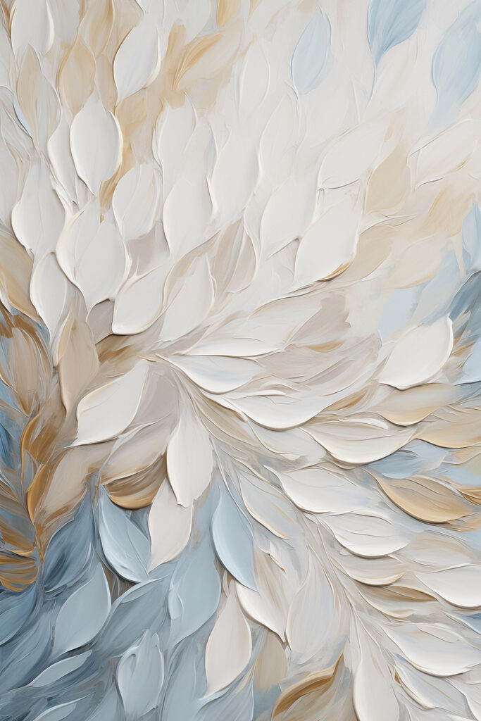 Gentle hues in flowing patterns