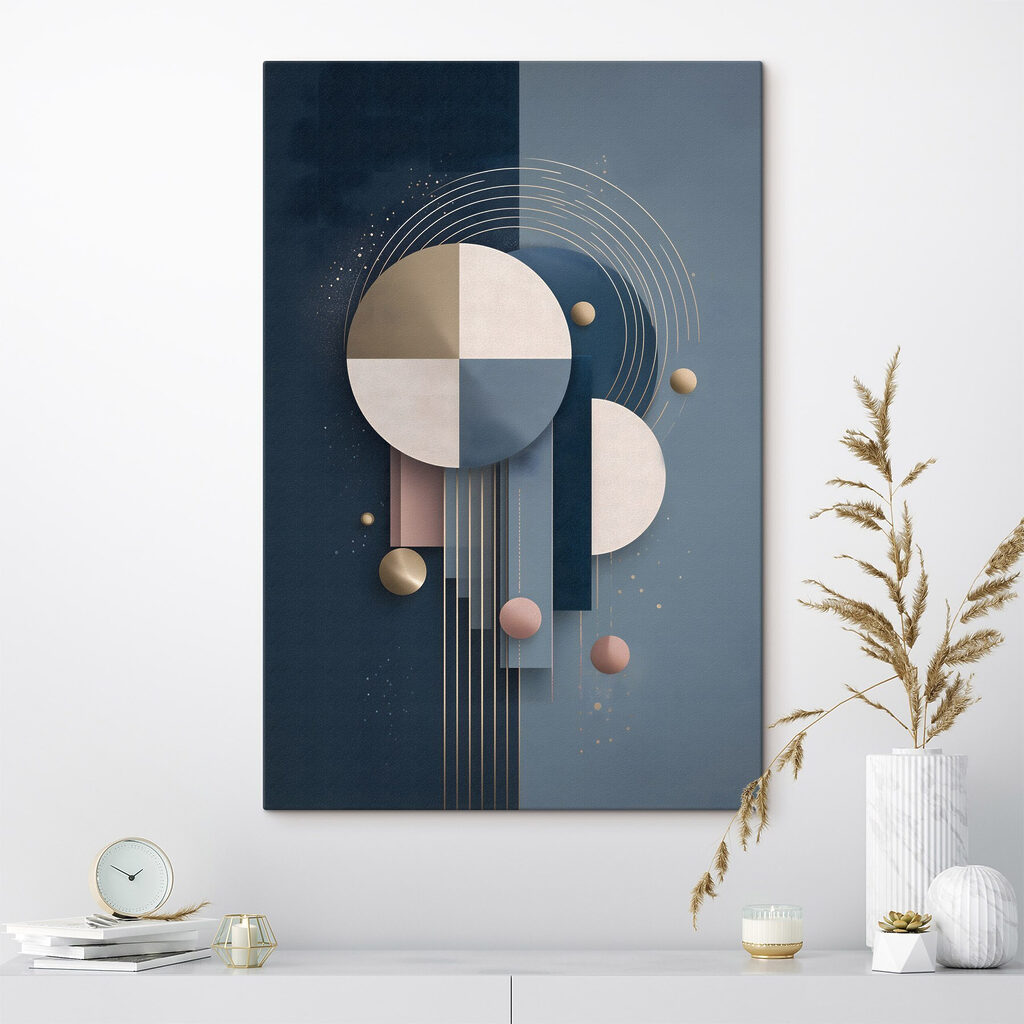 Art piece of paper with circles and lines Art piece of paper with circles and lines