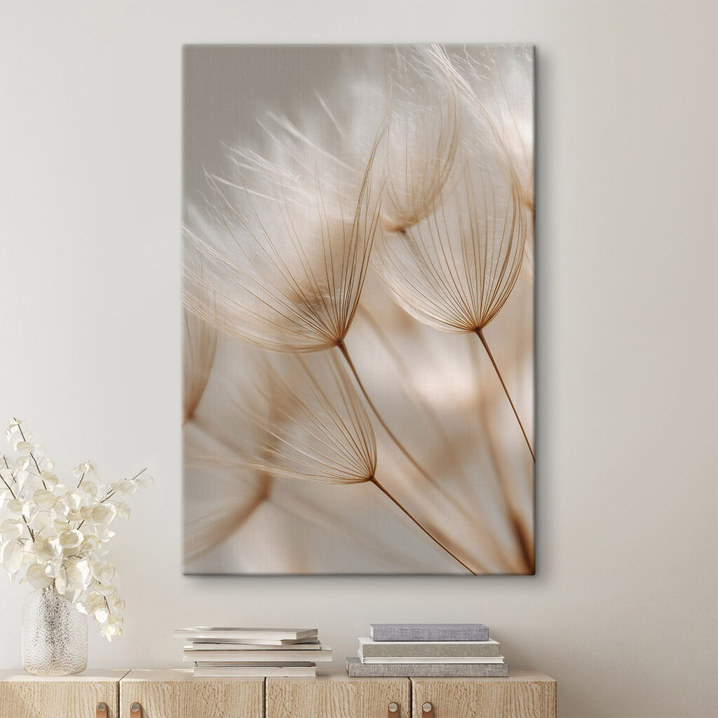 Delicate wisps dancing in soft light