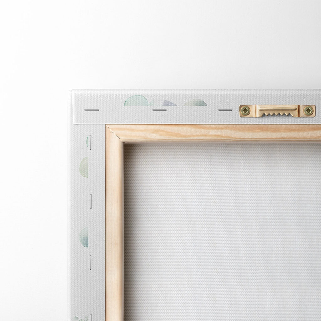 - Serene botanical composition in soft hues - Serene botanical composition in soft hues
