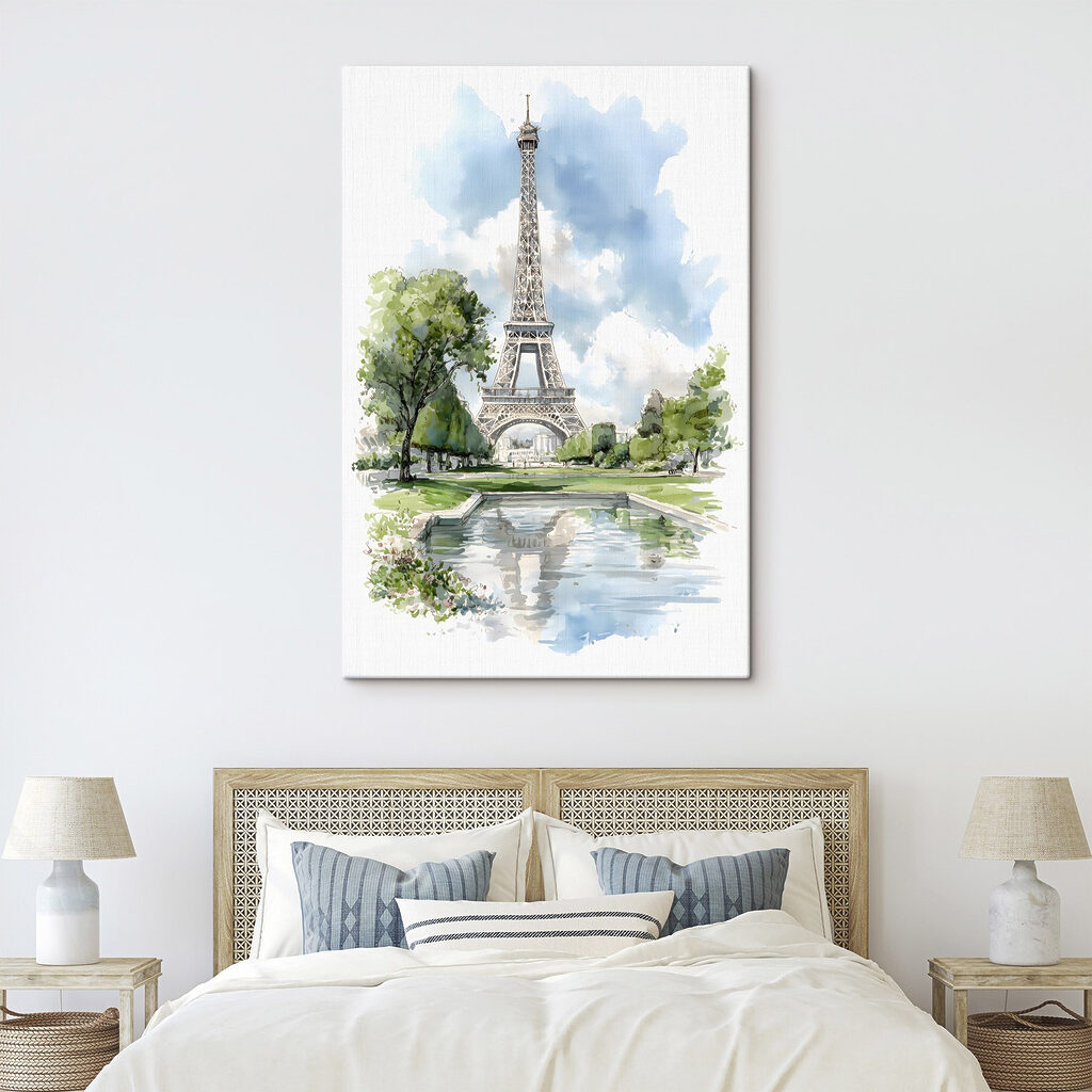 Watercolor of a tower Watercolor of a tower