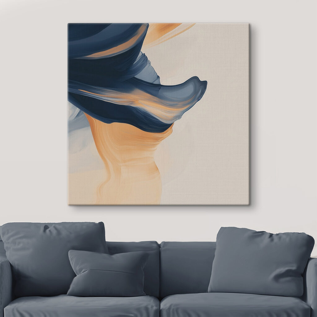 Flowing colors in soft harmony
