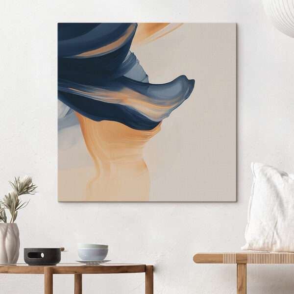 Flowing colors in soft harmony