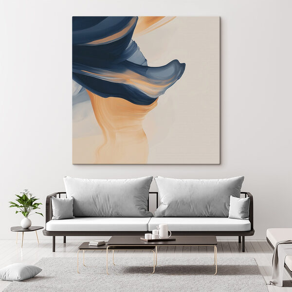 Flowing colors in soft harmony