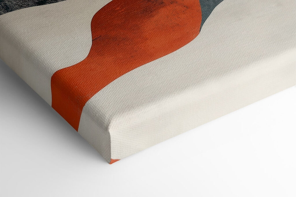 Black orange and white waves Black orange and white waves