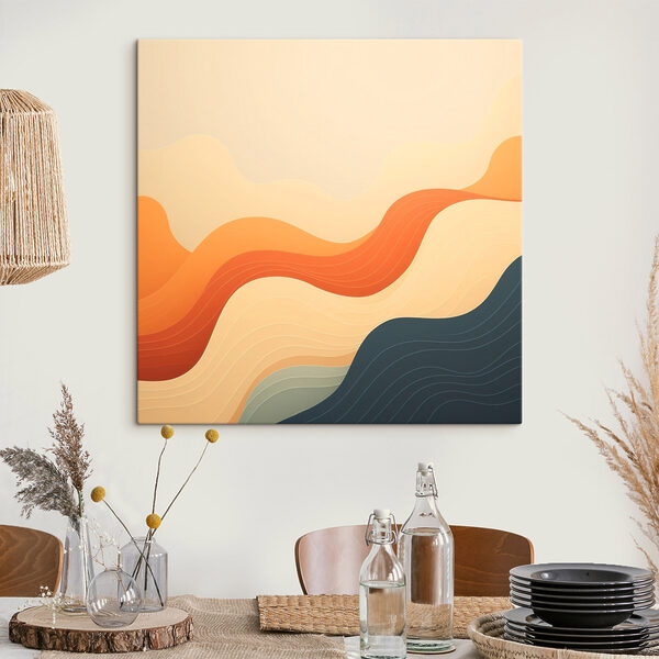 Colorful waves on a white background Colorful waves on a white background