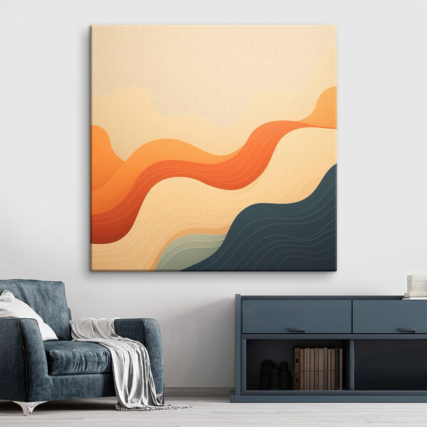 Colorful waves on a white background Colorful waves on a white background