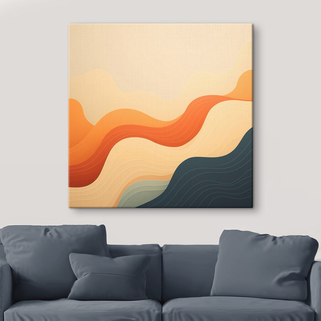 Colorful waves on a white background Colorful waves on a white background