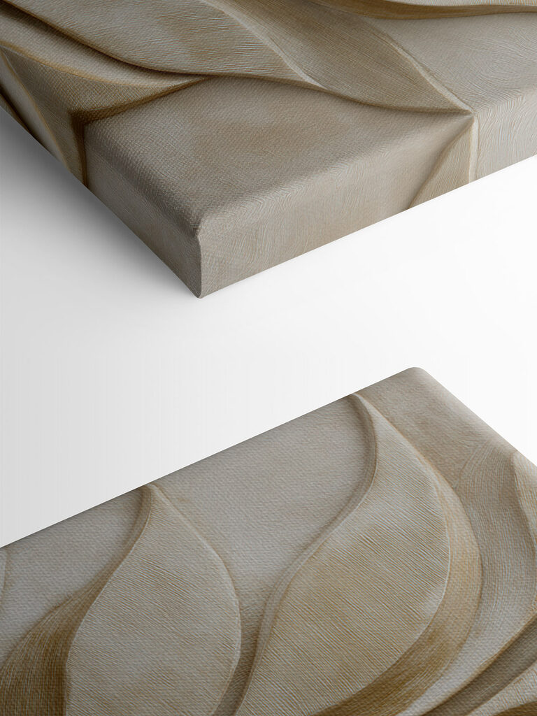 Flowing patterns in subtle hues