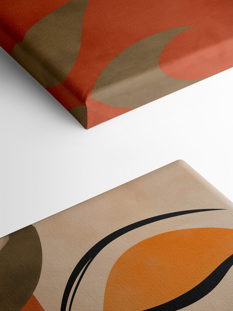 Painting of a woman's face Painting of a woman's face