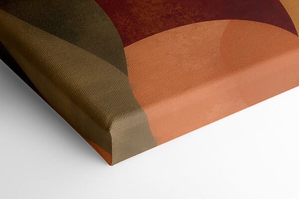 Soft hues in serene profile art