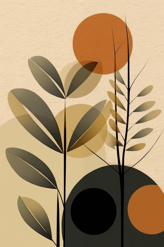 Nature-inspired minimalistic art design