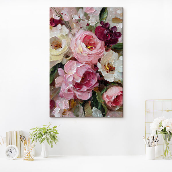 - Blossoming petals in soft hues - Blossoming petals in soft hues