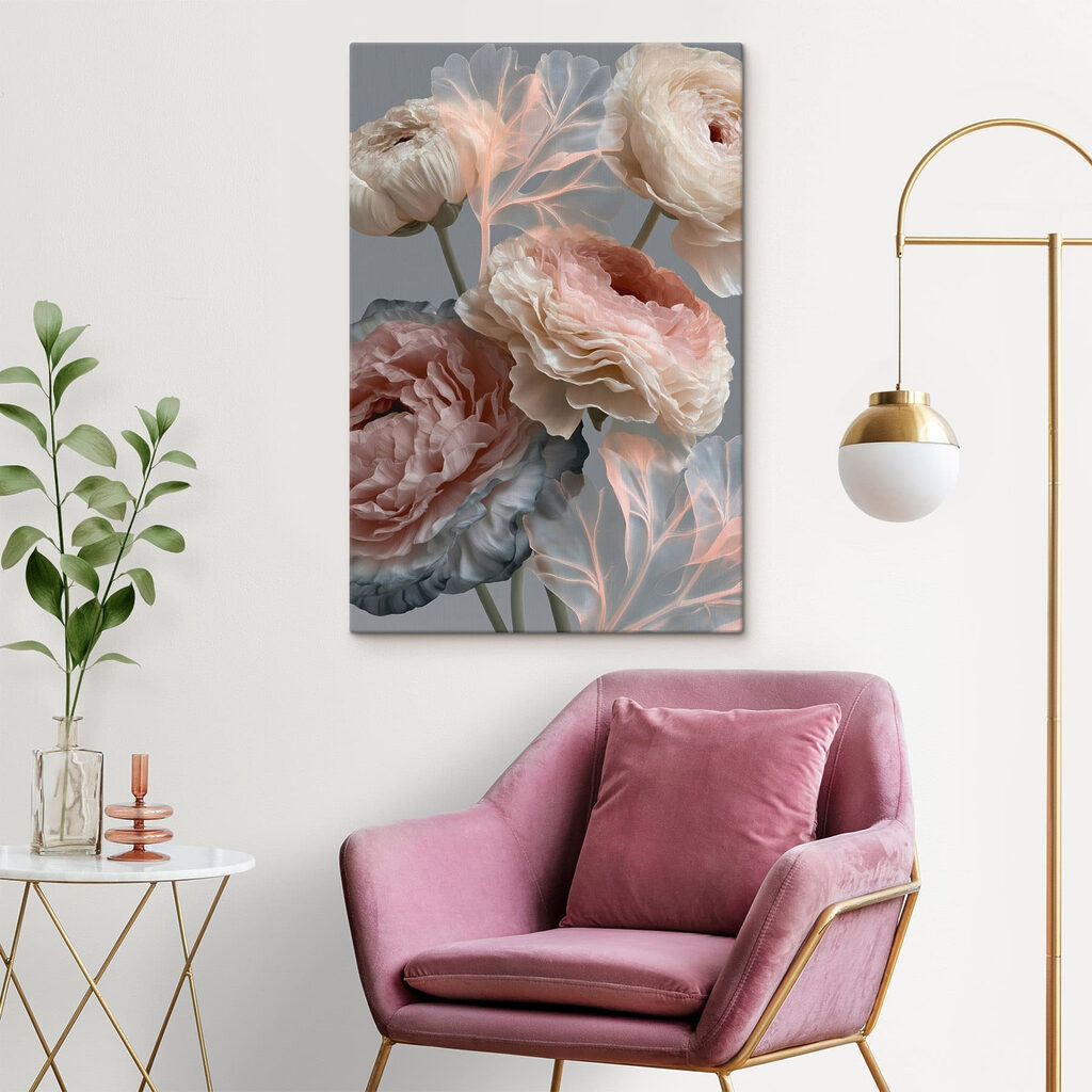 Delicate blooms in soft hues Delicate blooms in soft hues