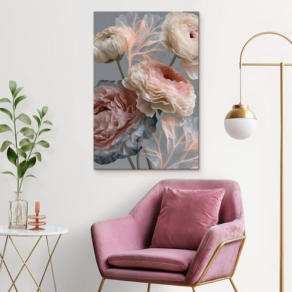 Delicate blooms in soft hues Delicate blooms in soft hues