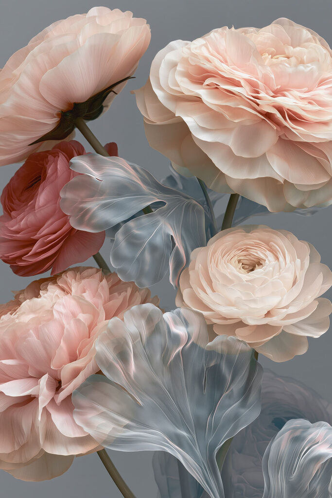 Delicate petals in soft hues Delicate petals in soft hues