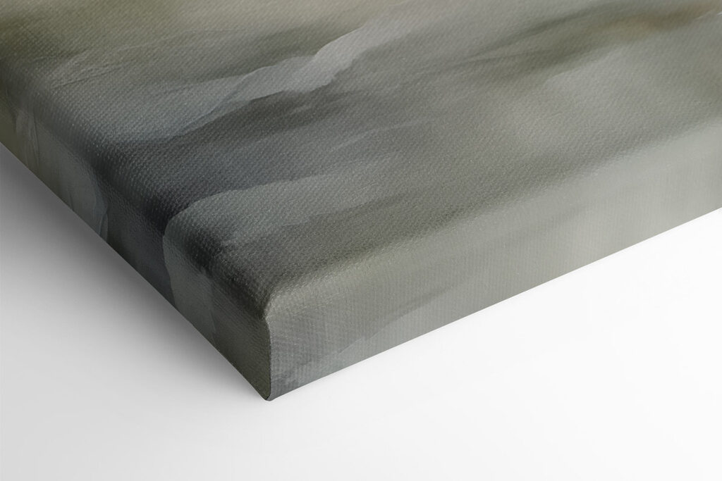 Foggy landscape with hills and clouds Foggy landscape with hills and clouds