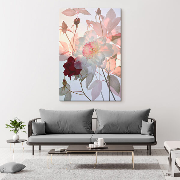 Wandbilder Wandbilder Zarte Blumen in sanften Pastelltönen (Artikelnummer: s49365)