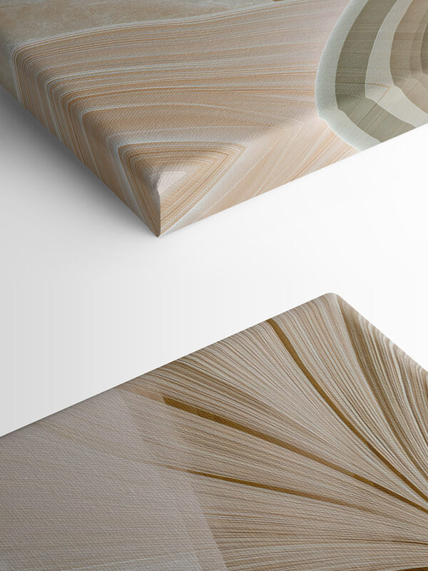 Soft curves and gentle hues blend together