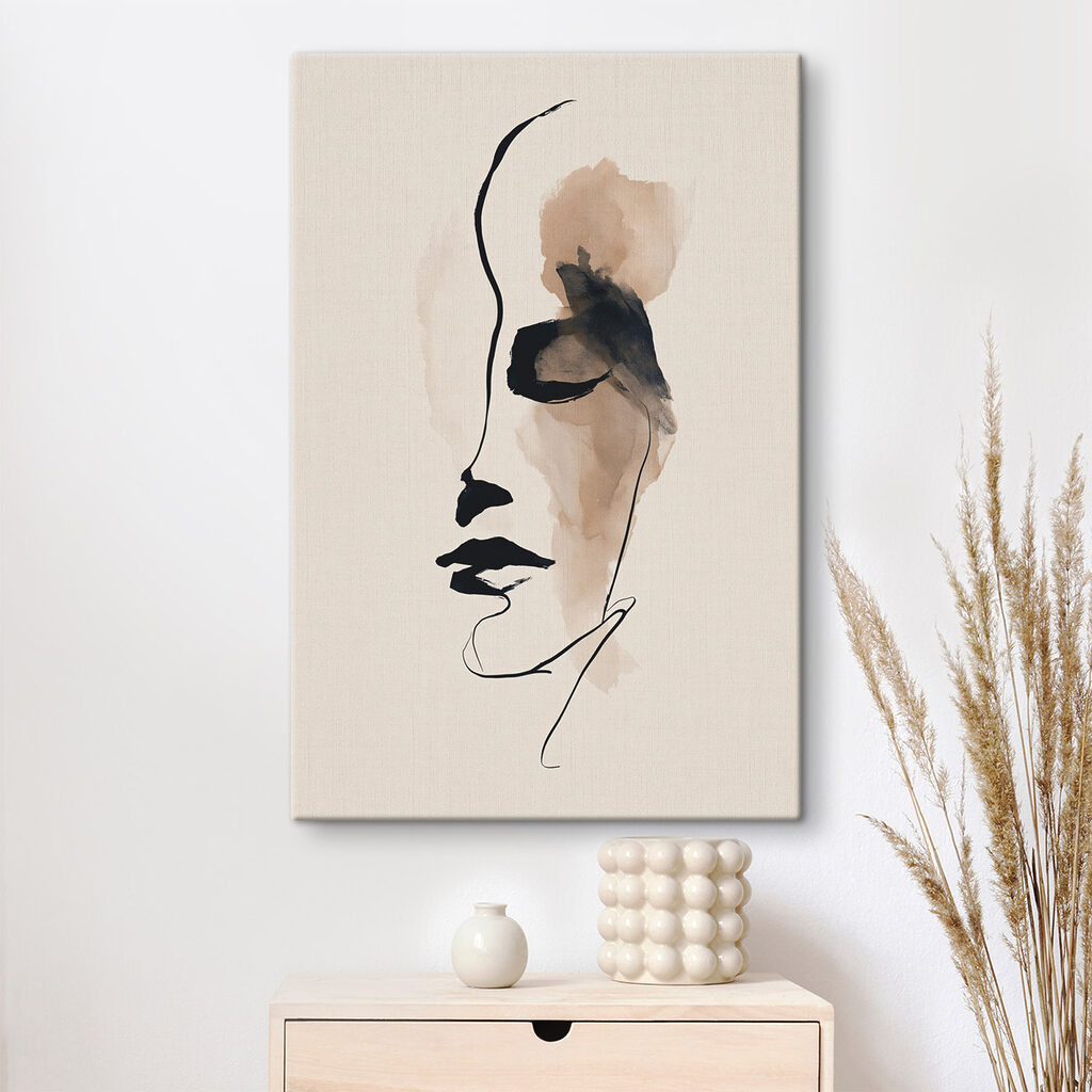 Drawing of a woman's face Drawing of a woman's face