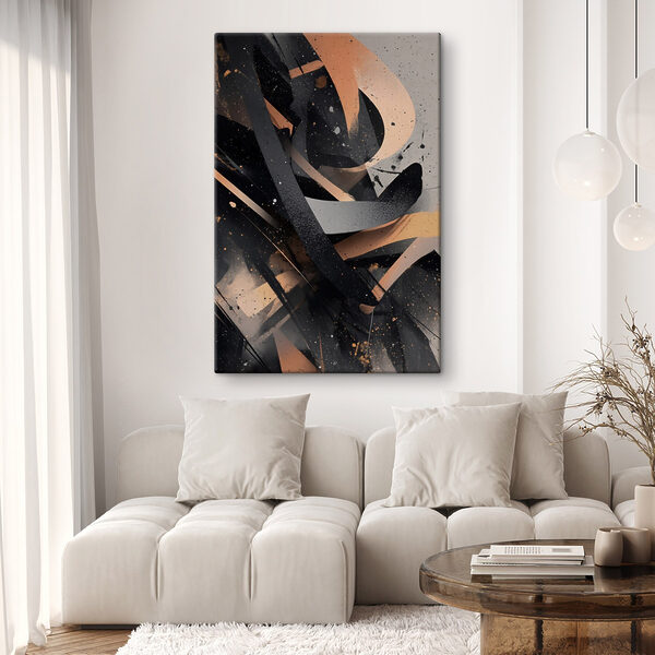 Dynamic forms in muted colors Dynamic forms in muted colors