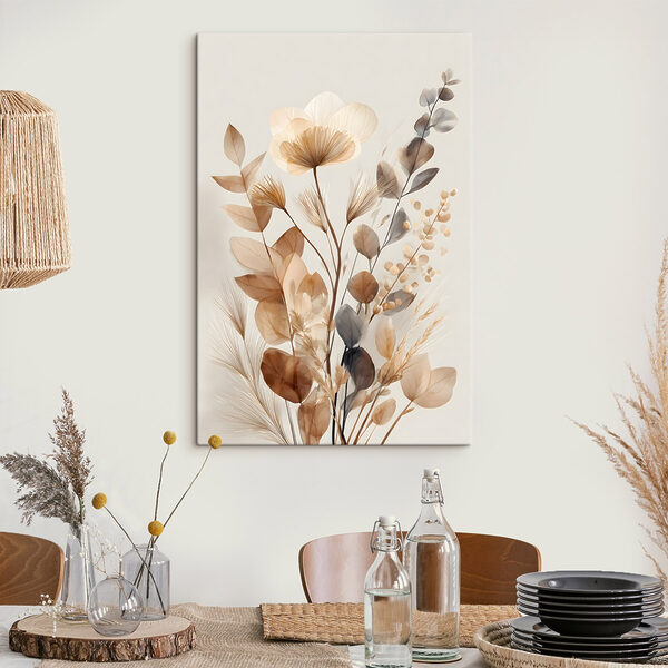 Delicate nature-inspired floral arrangement