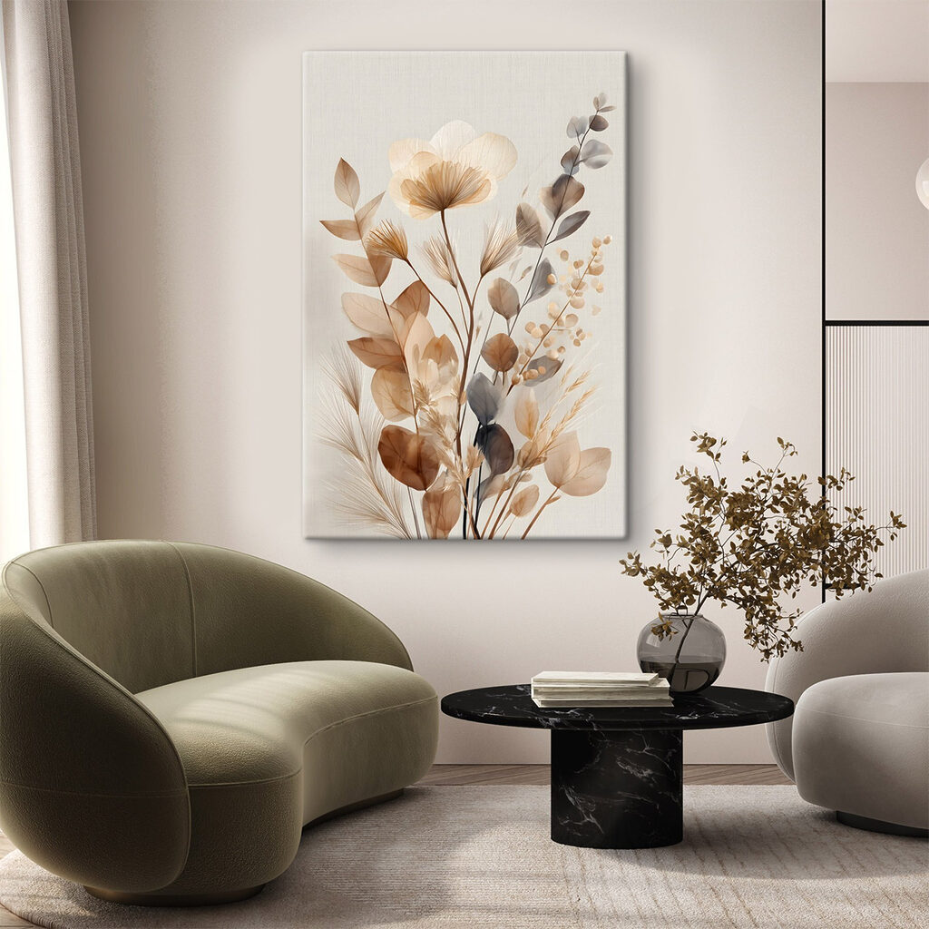 Delicate nature-inspired floral arrangement