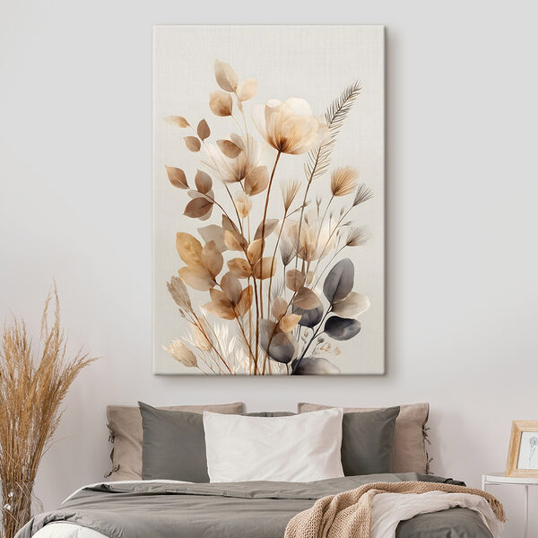 Delicate leaves and blooms merge beautifully Delicate leaves and blooms merge beautifully