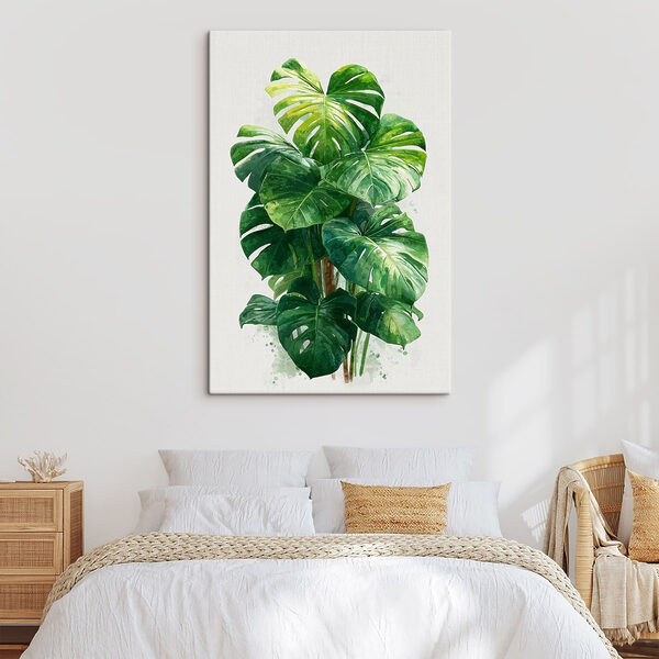 Large green plant with large leaves Large green plant with large leaves