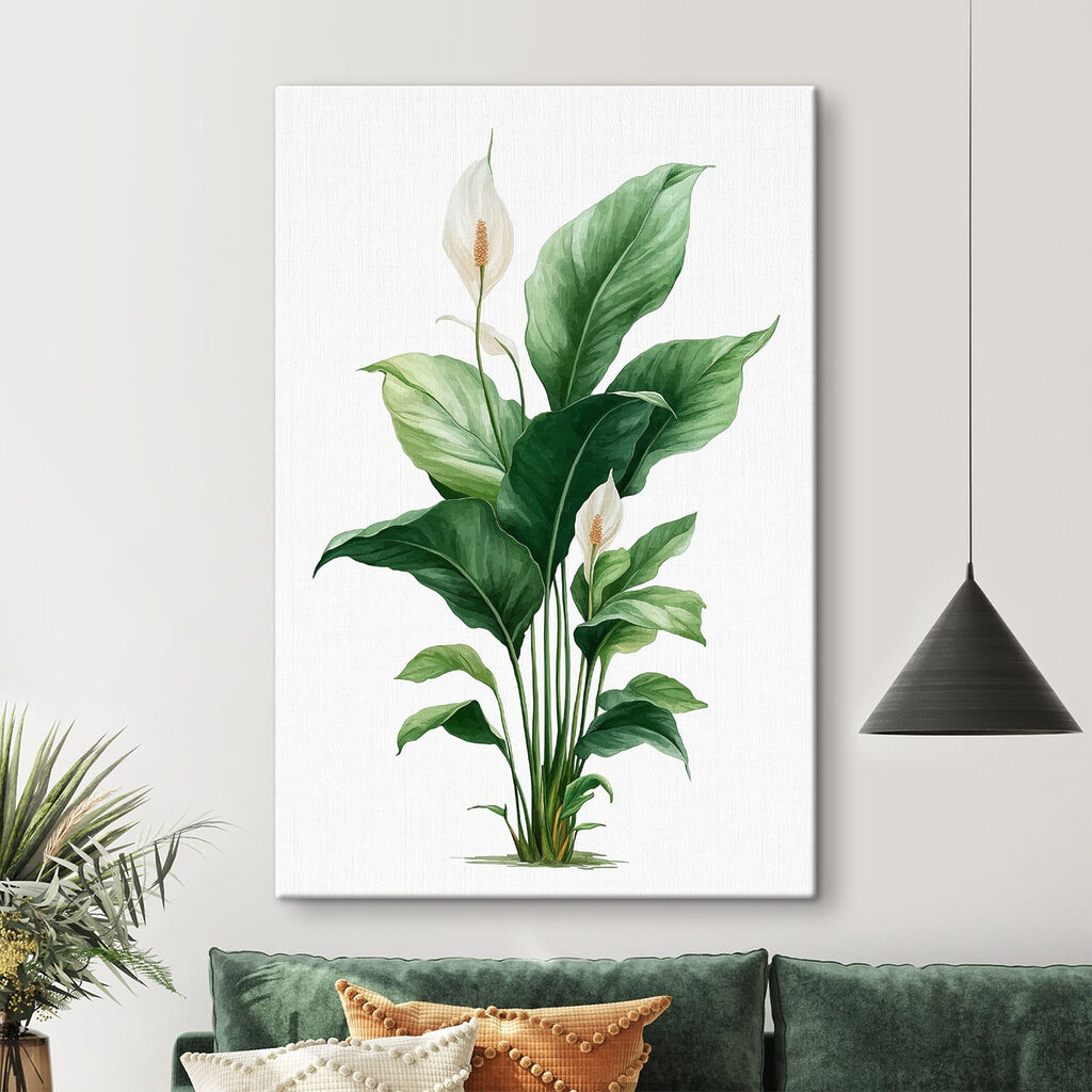 Plant with white flowers and green leaves Plant with white flowers and green leaves