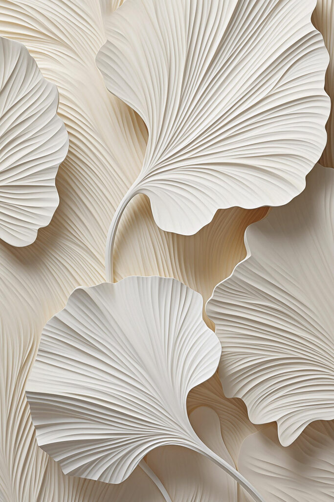 Nature-inspired textured leaf design Nature-inspired textured leaf design