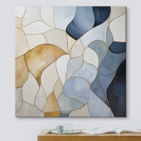 Flowing patterns in soothing tones Flowing patterns in soothing tones