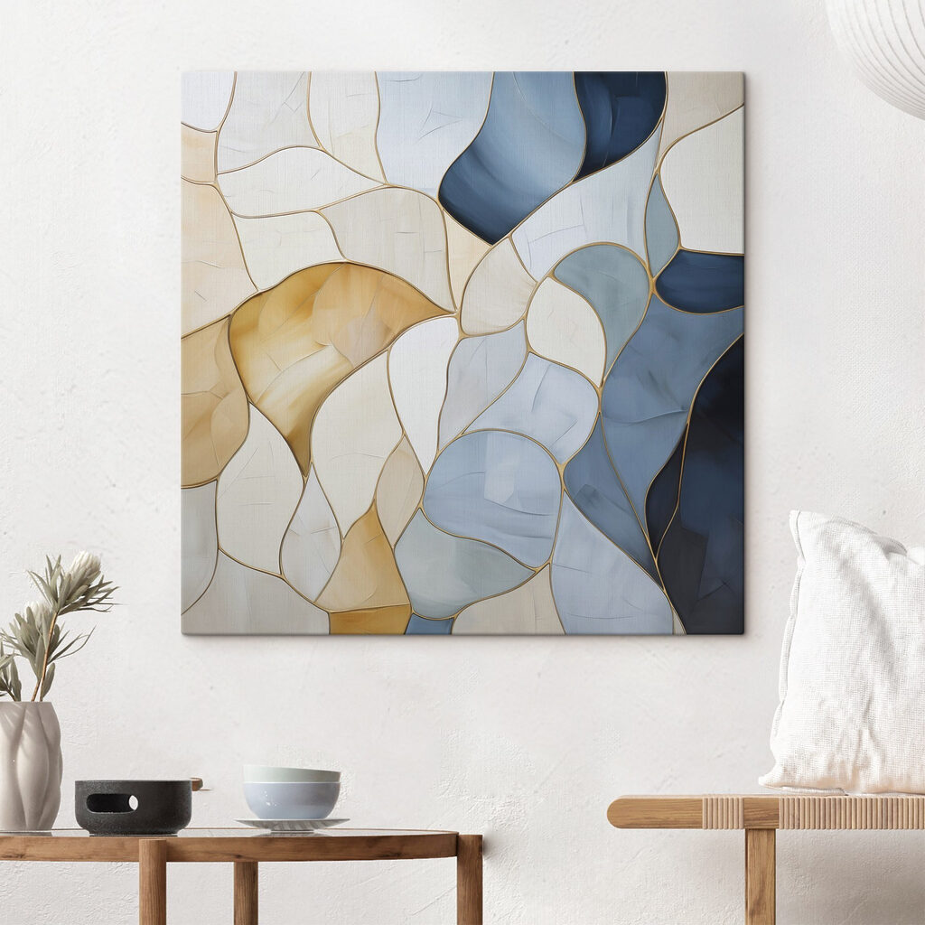 Flowing patterns in soothing tones Flowing patterns in soothing tones